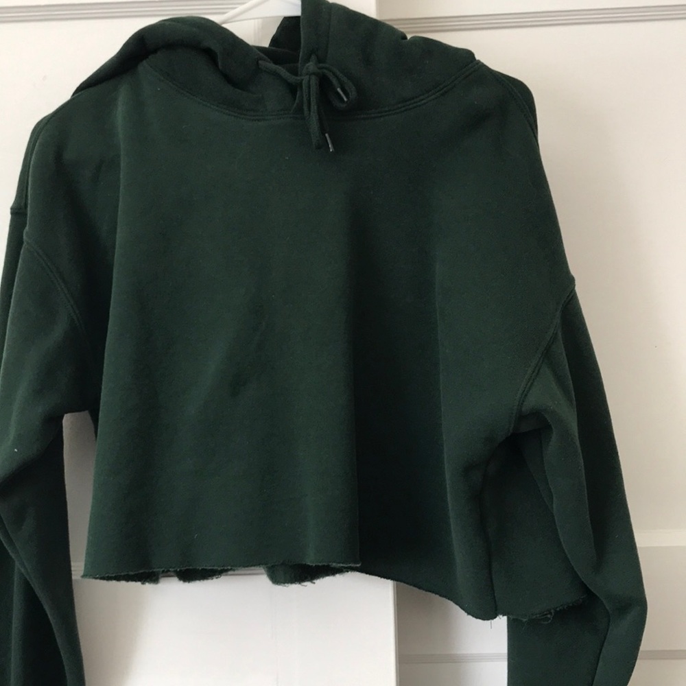 Urban outfitters cropped hoodie sweatshirt